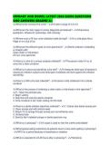 URINARY AND BOWEL LATEST 2026 GUIDE QUESTIONS AND ANSWERS GRADED 
