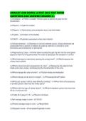 URINARY AND BOWEL LATEST 2026 TEST PAPER QUESTIONS AND ANSWERS GRADED