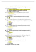 BUSI 710 QUIZ&colon; RESEARCH PARADIGMS & BLOOM'S TAXONOMY &vert; QUESTIONS AND ANSWERS &vert; 2026 UPDATED &vert; 100&percnt; CORRECT - LIBERTY&period;