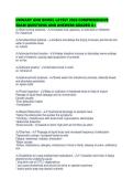 URINARY AND BOWEL LATEST 2026 COMPREHENSIVE EXAM QUESTIONS AND ANSWERS GRADED A&period;pdf&NewLine;&NewLine;1&period;