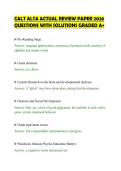 CALT ALTA ACTUAL REVIEW PAPER 2026&NewLine;QUESTIONS WITH SOLUTIONS GRADED A&plus;
