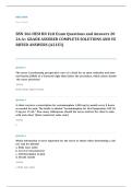 HESI RN exit EXAM A&plus; GRADE ASSURED COMPLETE SOLUTIONS AND VERIFIED ANSWERS