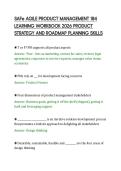 SAFe AGILE PRODUCT MANAGEMENT 184&NewLine;LEARNING WORKBOOK 2026 PRODUCT&NewLine;STRATEGY AND ROADMAP PLANNING SKILLS&NewLine;
