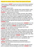 Professional Tax Preparer&comma; Module 3 Practice Exam Questions and Answers&period;