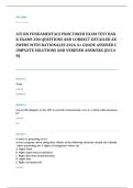 VATI RN fundamentals proctored EXAM A&plus; GRADE ASSURED COMPLETE SOLUTIONS AND VERIFIED ANSWERS