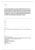 ATI RN fundamentals proctored EXAM A&plus; GRADE ASSURED COMPLETE SOLUTIONS AND VERIFIED ANSWERS