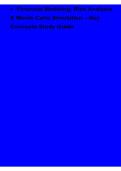 Financial Modeling Risk Analysis & Monte Carlo Simulation Key Concepts Study Guide 2025&sol; 2026