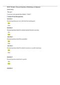 BUSI 710 QUIZ 1&colon; RESEARCH QUESTIONS&comma; METHODOLOGY&comma; & ALIGNMENT &vert; 2026 UPDATED &vert; QUESTIONS AND ANSWERS - LIBERTY&period;&NewLine;