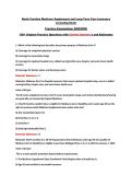North Carolina Medicare Supplement and Long-Term Care Insurance&NewLine;Licensing Exam&NewLine;Practice Examination 2025&sol;2026&NewLine;150&plus; Original Practice Questions with Correct Answers and Rationales