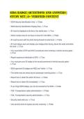 SIDA Badge &vert; Questions and Answers &vert;&NewLine;Study Set &vert; A&plus; Verified Content