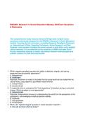 RSE4801 Mastery&colon; 350 Research in Social Education Exam Questions & Rationales &lpar;UNISA&rpar;