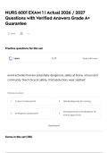 NURS 6001 EXAM 1 &vert; Actual 2026 &sol; 2027 Questions with Verified Answers Grade A&plus; Guarantee