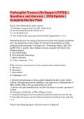 Prehospital Trauma Life Support &lpar;PHTLS&rpar; &vert;&NewLine;Questions and Answers &vert; 2026 Update &vert;&NewLine;Complete Review Pack