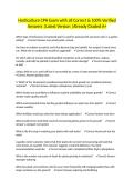 Horticulture CPH Exam with all Correct & 100&percnt; Verified Answers &vert;Latest Version &vert;Already Graded A&plus;