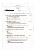 Bio 251 - Exam -1 Comprehensive Study Guide &plus; Exam Questions & Solutions Graded A&plus;