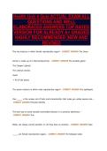 Health Unit 4 Quiz ACTUAL EXAM ALL&NewLine;QUESTIONS AND WELL&NewLine;ELABORATED ANSWERS TOP RATED&NewLine;VERSION FOR ALREADY A&plus; GRADED&NewLine;HIGHLY RECOMMENDED &vert;NEW AND&NewLine;REVISED