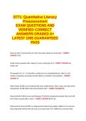 D771 Quantitative Literacy Preassessment EXAM QUESTIONS AND VERIFIED CORRECT ANSWERS GRADED A&plus; -LATEST - 100- GUARANTEED PASS&period;docx&NewLine;&NewLine;