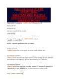 Unit 4 test review &lpar;PLF4M&rpar;&NewLine;UPDATE&vert;EXAM&NewLine;QUESTIONS WITH MULTIPLE&NewLine;CHOICES &vert;VERIFIED & REVISED&NewLine;ANSWERS &lpar;NEW&rpar;&excl;&excl;&excl;