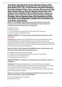 Texas Barber State Board Exam Practice Questions & Answers Study Guide Updated 2026 &vert; 200&plus; Verified Questions with Detailed Rationales &vert; Haircutting Techniques &lpar;Fades&comma; Tapers&comma; Layering&rpar;&comma; Shaving and Facial Hair Design&comma; Chemical Services &lpar;Coloring&comma; Relaxin