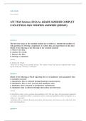TEAS EXAM A&plus; GRADE ASSURED COMPLETE SOLUTIONS AND VERIFIED ANSWERS