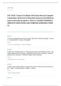 TEAS EXAM A&plus; GRADE ASSURED COMPLETE SOLUTIONS AND VERIFIED ANSWERS