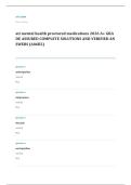ATI mental health proctored EXAM A&plus; GRADE ASSURED COMPLETE SOLUTIONS AND VERIFIED ANSWERS
