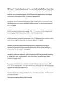 CBP Exam 7 &ndash; Practice Questions and Answers Study Guide for Exam Preparation