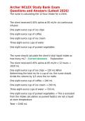 Archer NCLEX Study Bank Exam Questions and Answers &lpar;Latest 2026&rpar;