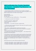 HUD Certification New Practice Questions&NewLine;and Answers &vert; Complete Prep Resource &vert; A&plus;&NewLine;Pass Guaranteed
