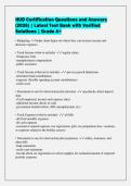 HUD Certification Questions and Answers&NewLine;&lpar;2026&rpar; &vert; Latest Test Bank with Verified&NewLine;Solutions &vert; Grade A&plus;&NewLine;