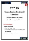 Virtual ATI Predictor Exam Set 123 &vert; RN NCLEX NGN Comprehensive Bundle &vert; Verified Answers