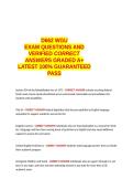 D662 WGU EXAM QUESTIONS AND VERIFIED CORRECT ANSWERS GRADED A&plus; -LATEST 2026-2027- 100- GUARANTEED PASS&period;docx&NewLine;&NewLine;