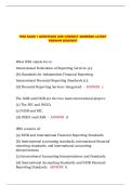 &NewLine;IFRS EXAM 1 QUESTIONS AND CORRECT ANSWERS LATEST VERSION 2026&sol;2027&NewLine;&NewLine;