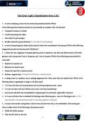 Vati Green Light Comprehensive Form A&comma; B&comma; C &vert; NCLEX NGN Predictor Exams &vert; Verified Solutions