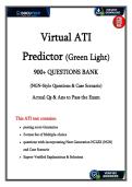 VATI Green Light Predictor QBank &vert; PN NCLEX NGN Practice Questions &vert; Verified Solutions