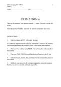 BIOL 351 Exam 2A&vert; With complete solution&vert; Updated 2026&vert; Texas A&M University
