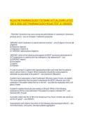 RELIAS RN PHARMACOLOGY TESTBANK ACTUAL EXAM LATEST &NewLine;100 &percnt; 2026-2027 PHARMACOLOGY RELIAS TEST&period; A&plus; GRADED&period;