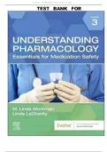 Test Bank for Understanding Pharmacology Essentials for Medication Safety&comma; 3rd Edition by M&period; Linda Workman & LaCharity&NewLine;
