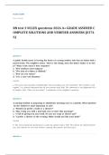 NCLEX RN EXAM A&plus; GRADE ASSURED COMPLETE SOLUTIONS AND VERIFIED ANSWERS