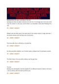 2022 NFHS FOOTBALL TEST LATEST&NewLine;2026&sol;2027 ACTUAL EXAM QUESTIONS&NewLine;WITH CORRECT ANSWERS 100&percnt;&NewLine;VERIFIED GRADED A&plus;