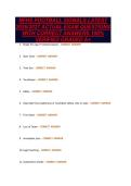 NFHS FOOTBALL SIGNALS LATEST&NewLine;2026&sol;2027 ACTUAL EXAM QUESTIONS&NewLine;WITH CORRECT ANSWERS 100&percnt;&NewLine;VERIFIED GRADED A&plus;