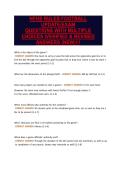 NFHS RULES FOOTBALL&NewLine;UPDATE&vert;EXAM&NewLine;QUESTIONS WITH MULTIPLE&NewLine;CHOICES &vert;VERIFIED & REVISED&NewLine;ANSWERS &lpar;NEW&rpar;&excl;&excl;&excl;
