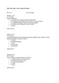 PSYC 460 Week Three Quiz Stress&comma; Anxiety & Arousal&vert; Questions and answers&vert; Updated RATED A&plus; 2026&vert; NEW EDITION&vert; American Public University