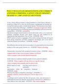 WGU C720 OA EXAM 200 QUESTIONS AND CORRECT&NewLine;ANSWERS &lpar;VERIFIED&rpar; &vert; LATEST UPDATE 2026&sol;2027 &vert;&NewLine;GRADED A&plus; &vert; 100&percnt; PASS GUARANTEED&period;