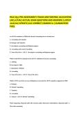 WGU D551 PRE-ASSESSMENT&colon; FRAUD AND FORENSIC ACCOUNTING&NewLine; ACTUAL EXAM QUESTIONS AND ANSWERS &vert; LATEST&NewLine;2026&sol;2027 UPDATE &lpar;100&percnt; CORRECT&rpar; GRADED A&plus; &vert; GUARANTEED&NewLine;PASS&period;