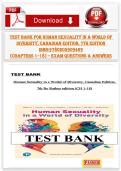 Test Bank for Human Sexuality in a World of Diversity Canadian Edition 7th Edition &lpar;ISBN 9780205909469&rpar; &ndash; Exam Questions & Answers