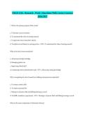 NSGD 3216 - Research - Week 1 Questions With Correct Answers 2026&sol;2027