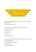 MGMT 6655 REVIEW EXAM QUESTIONS AND VERIFIED CORRECT ANSWERS GRADED A&plus; -LATEST 2026-2027- 100- GUARANTEED PASS&period;docx&NewLine;&NewLine;
