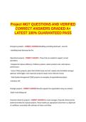 Project MGT EXAM QUESTIONS AND VERIFIED CORRECT ANSWERS GRADED A&plus; -LATEST 2026-2027- 100- GUARANTEED PASS&period;docx&NewLine;&NewLine;
