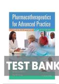 TEST BANK FOR Pharmacotherapeutics for Advanced Practice&colon; A Practical Approach Fifth Edition by Virginia Poole Arcangelo ISBN&colon; 978-1975160593 COMPLETE GUIDE ALL CHAPTERS COVERED 100&percnt; VERIFIED A&plus; GRADE ASSURED&excl;&excl;&excl;&excl;&excl;NEW LATEST UPDATE&excl;&excl;&excl;&excl;&excl;